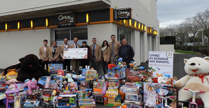 Collecte de jouets 2018 - Agence CENTURY 21 Vue sur Mer à Agde