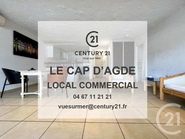 commerce à vendre - 78.0 m2 - LE CAP D AGDE - 34 - LANGUEDOC-ROUSSILLON - Century 21 Vue Sur Mer
