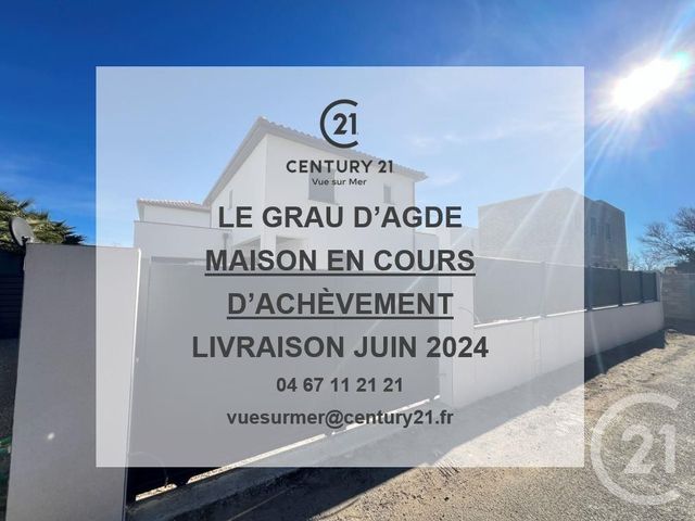 maison à vendre - 5 pièces - 121.46 m2 - LE GRAU D AGDE - 34 - LANGUEDOC-ROUSSILLON - Century 21 Vue Sur Mer