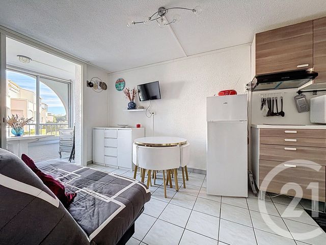 Appartement T2 à vendre - 2 pièces - 25.27 m2 - LE CAP D AGDE - 34 - LANGUEDOC-ROUSSILLON - Century 21 Vue Sur Mer