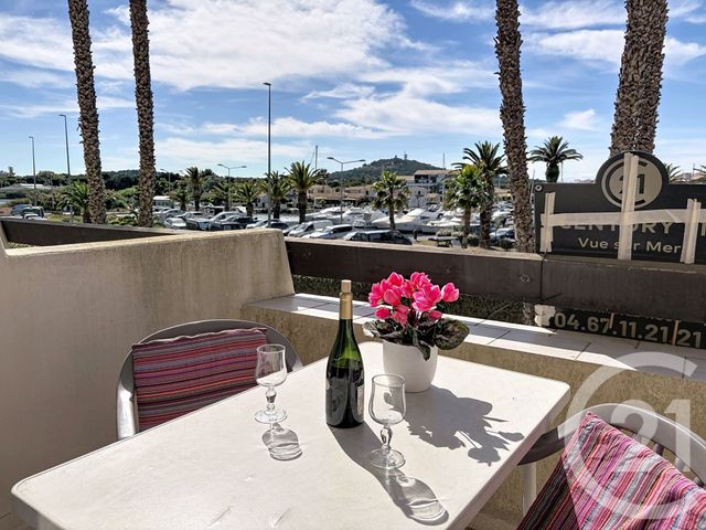Appartement Studio Cabine à vendre - 1 pièce - 24.13 m2 - LE CAP D AGDE - 34 - LANGUEDOC-ROUSSILLON - Century 21 Vue Sur Mer