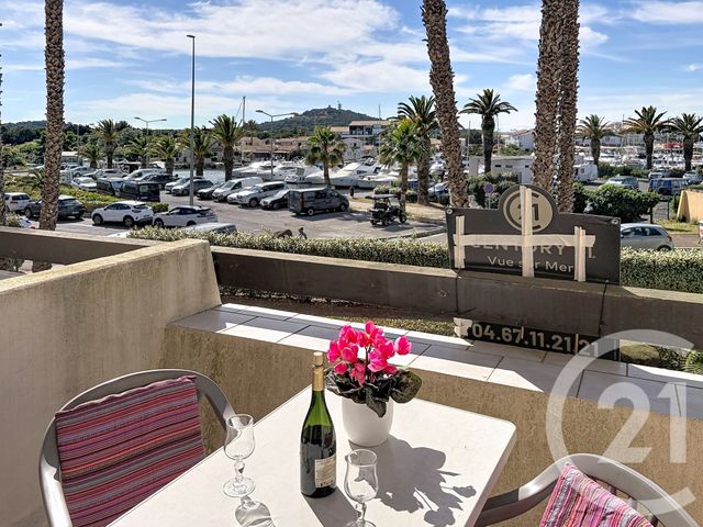 Appartement Studio Cabine à vendre - 1 pièce - 24.13 m2 - LE CAP D AGDE - 34 - LANGUEDOC-ROUSSILLON - Century 21 Vue Sur Mer