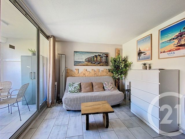 Appartement Studio à vendre - 1 pièce - 19.35 m2 - LE CAP D AGDE - 34 - LANGUEDOC-ROUSSILLON - Century 21 Vue Sur Mer