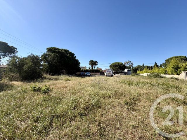 terrain à vendre - 443.0 m2 - MARSEILLAN - 34 - LANGUEDOC-ROUSSILLON - Century 21 Vue Sur Mer