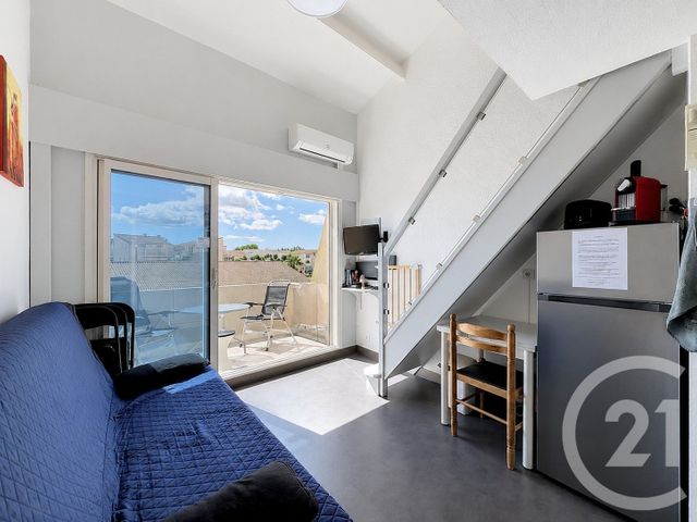 Appartement T2 à vendre - 2 pièces - 18.96 m2 - MARSEILLAN PLAGE - 34 - LANGUEDOC-ROUSSILLON - Century 21 Vue Sur Mer