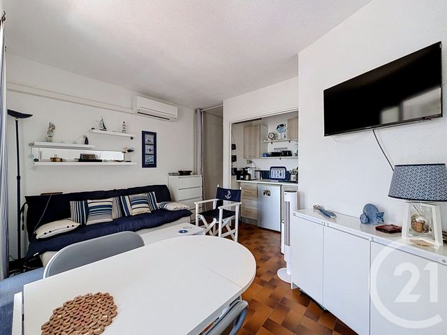 Appartement Studio Cabine à vendre - 1 pièce - 20.65 m2 - LE CAP D AGDE - 34 - LANGUEDOC-ROUSSILLON - Century 21 Vue Sur Mer